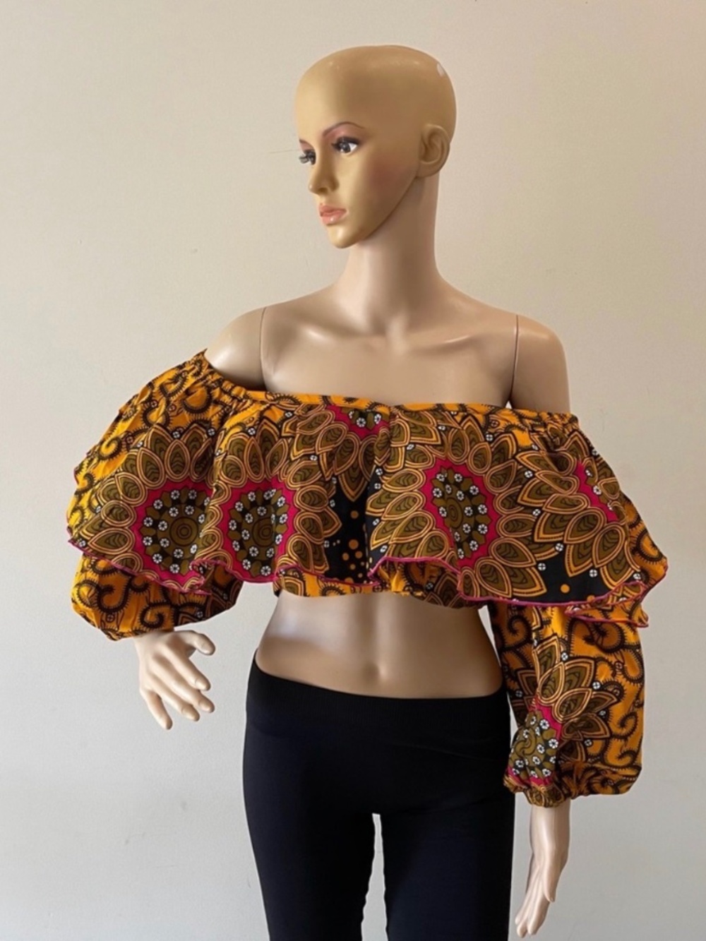 African print top